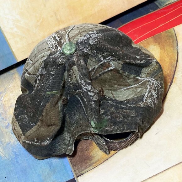 RED HEAD KID'S CAMOUFLAGE TODDLER BALL CAP HAT ADJUSTABLE SNAPBACK STRAP HUNTING - Picture 4 of 6